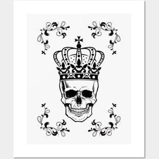 King Skull Posters and Art